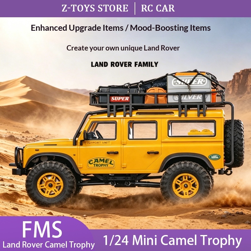 FMS 1/24 Licensed Land Rover C - Rc Hobby Land review and price