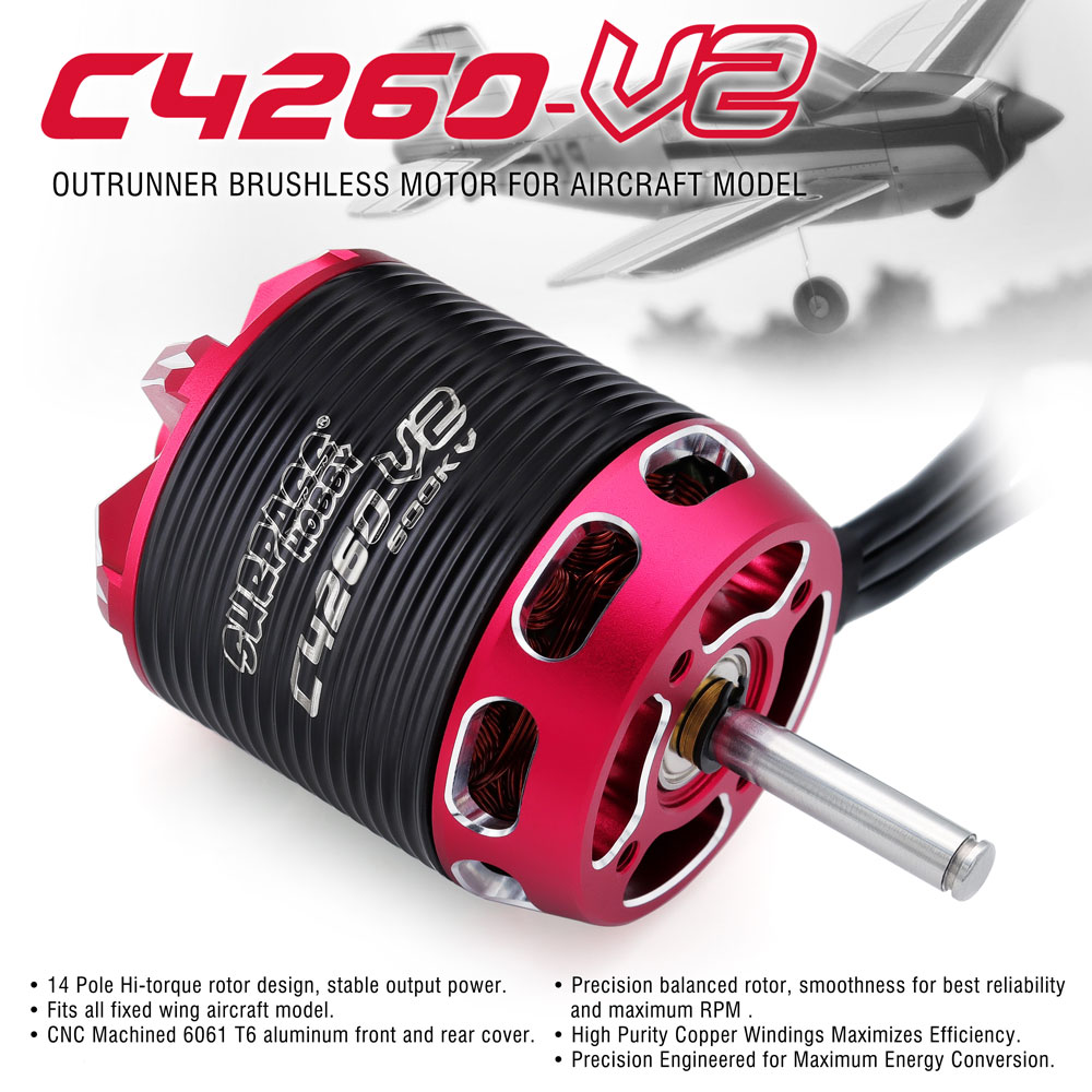 SURPASS HOBBY C4240 750KV/850K - Rc Hobby Motor review and price